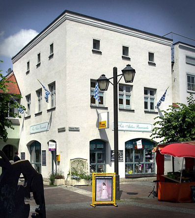 in der Fußgängerzone Erding